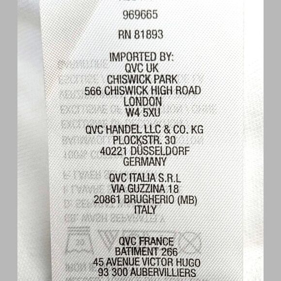 ISAAC MIZRAHI LIVE ESSENTALS Plus Size White V- Neck Short Sleeve Top Size 3X - Picture 11 of 16